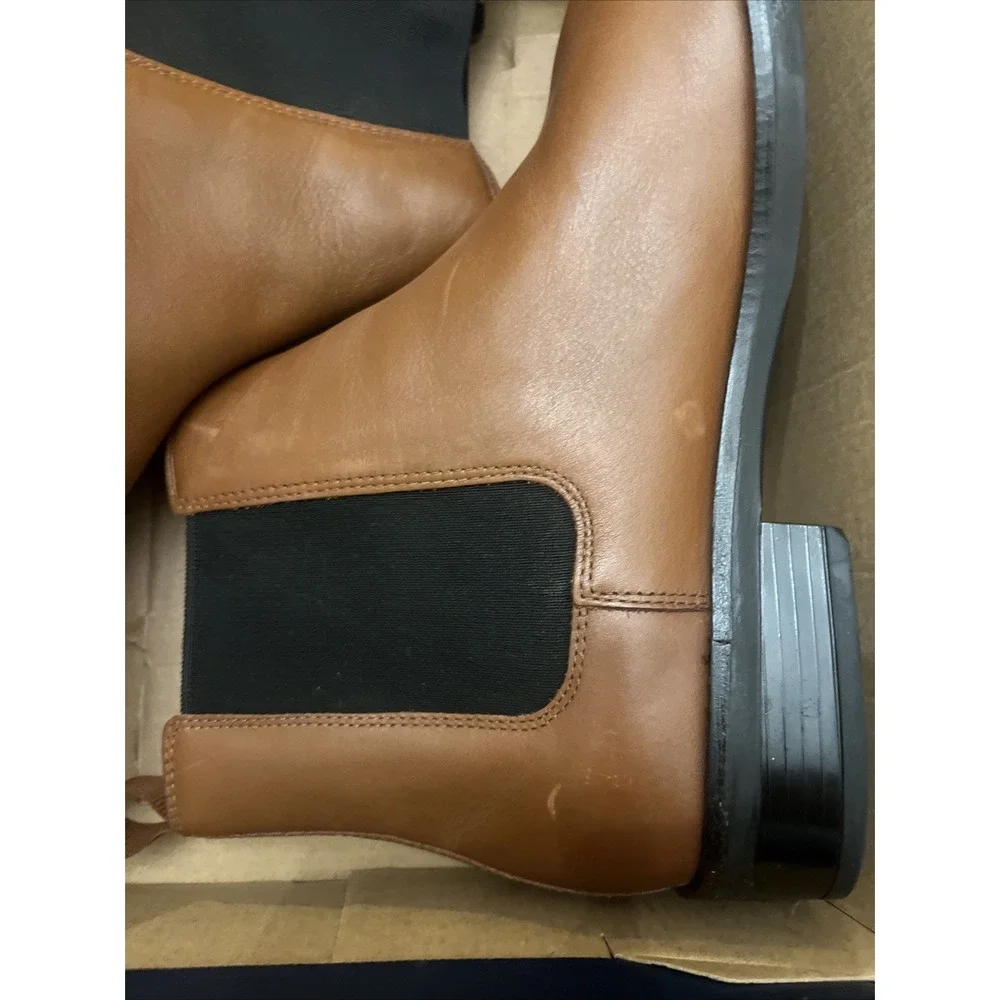 Cole Haan Men's Grand+ British Leather Chelsea Boots C37859 Brown Size 10.5